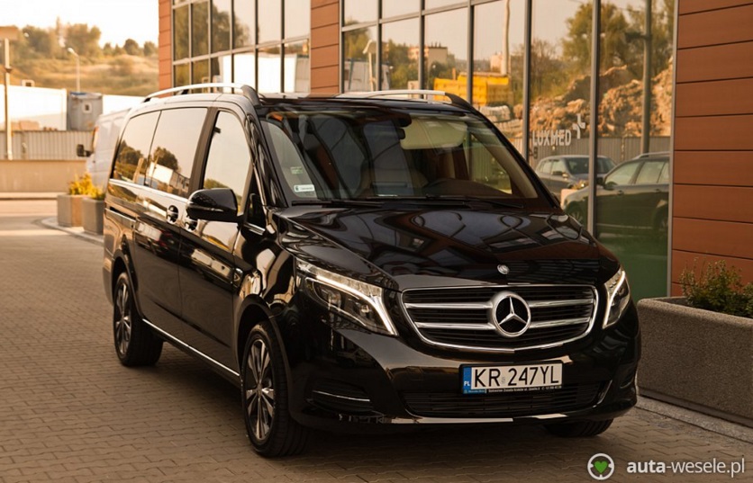 Mercedes V-Klasa Luksusowy 8-osobowy Bus - samochód na wesele w Warszawie