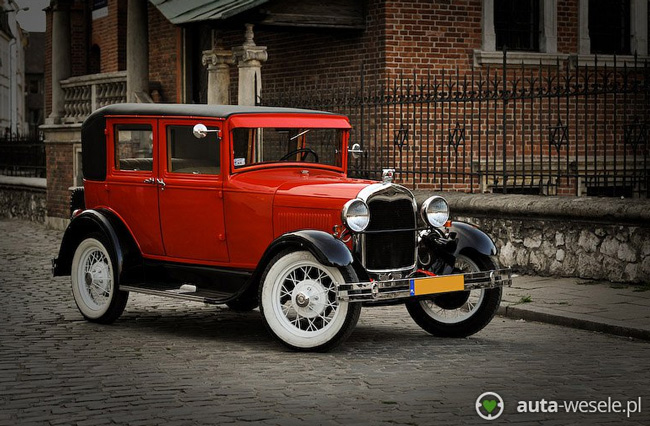 FORD model A z 1928 roku - auta-wesele.pl 