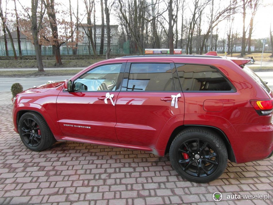 Samochód ślubny Kraków Jeep Grand Cherokee SRT auta