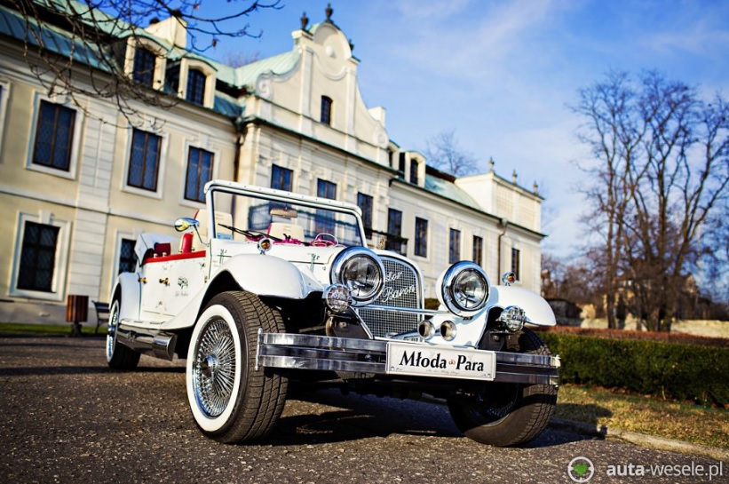 Stylowe auto zabytkowe na ślub