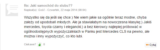 Od kogo wynająć ślubny samochód? autawesele.pl