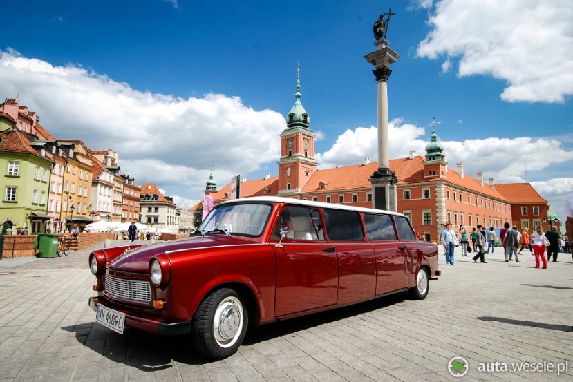 Limuzyna i trabant w jednym - auto ślubne