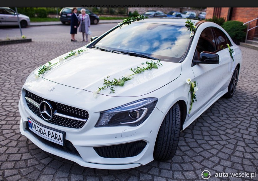 Eleganckie auto ślubne