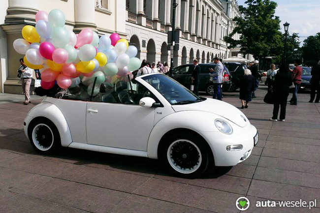 New Beetle Garbus - auto do ślubu