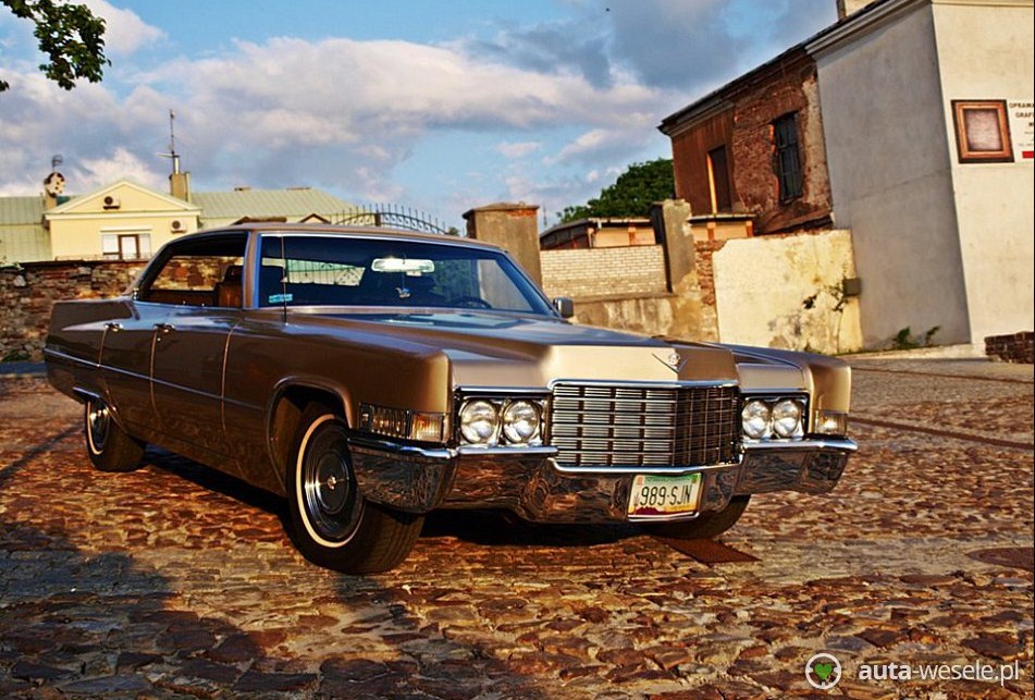 Cadillac deVille 1969 - auto do ślubu, Kielce