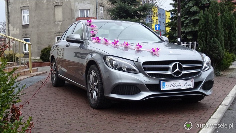 Mercedes KLASA C / CLA 200 AMG czarny /ślub wesele - Katowice 