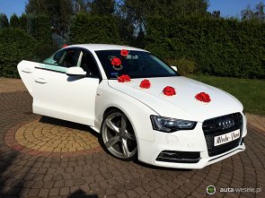 AUDI A5 Sportback S-LINE 5 drzwiowe białe - zdjęcie pojazdu