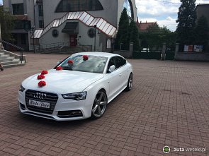 AUDI A5 Sportback S-LINE 5 drzwiowe białe - zdjęcie pojazdu