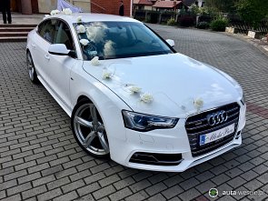 AUDI A5 Sportback S-LINE 5 drzwiowe białe - zdjęcie pojazdu