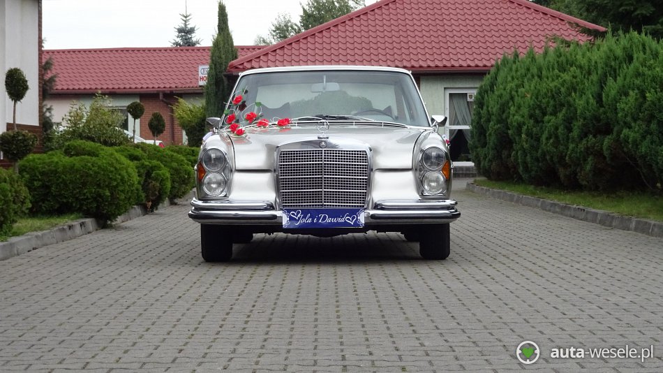 Samochód ślubny Szczecin zabytkowy Mercedes W108 z 1972
