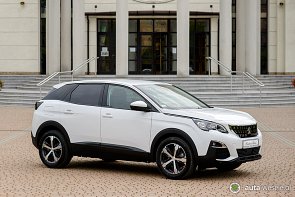 Biały SUV Peugeot 3008 NOWY WYGLĄD Kraków - zdjęcie pojazdu