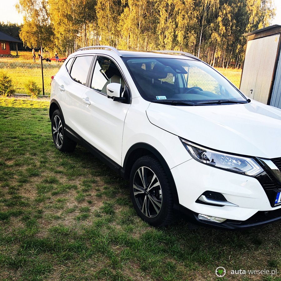 Samochód ślubny Strzegowo Nissan Qashqai Limited Edition