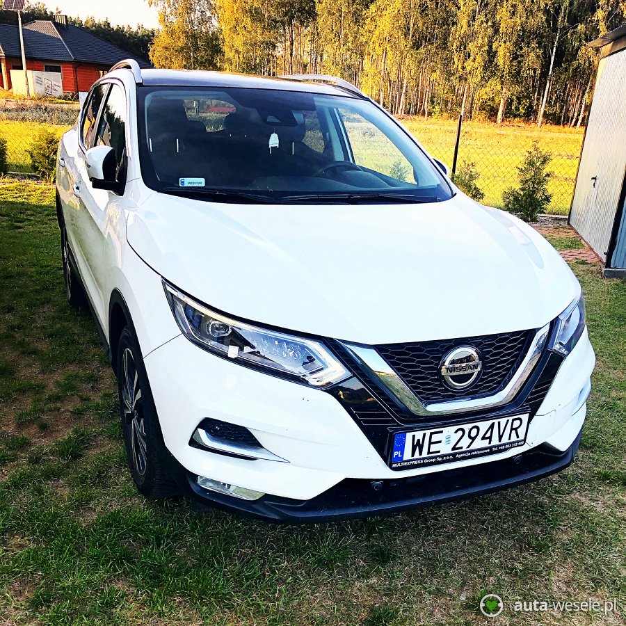 Samochód ślubny Strzegowo Nissan Qashqai Limited Edition