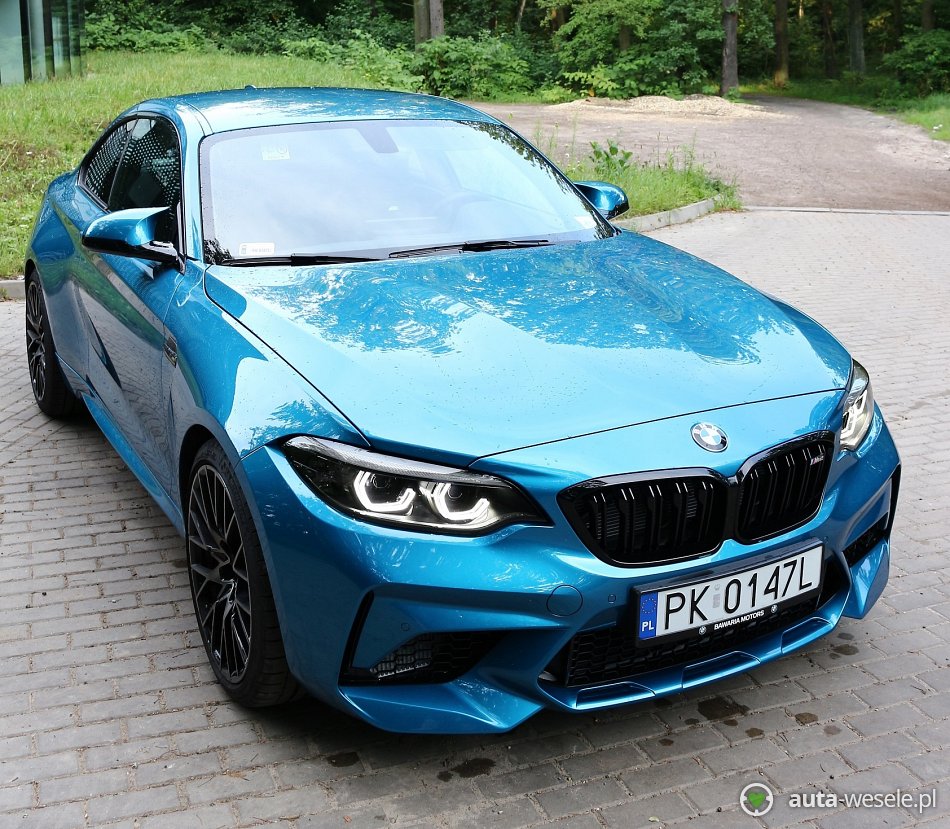 Samochód ślubny Katowice BMW M2 autawesele.pl