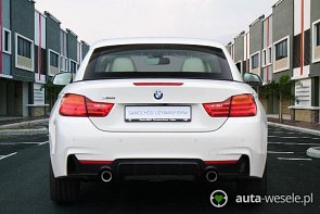 Białe BMW 430i do ślubu - auto na wesele - zdjęcie pojazdu