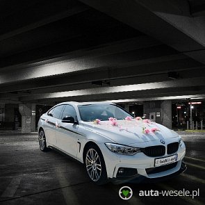 Białe BMW 430i do ślubu - auto na wesele - zdjęcie pojazdu