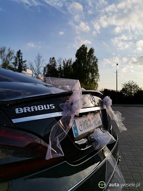 Limuzyna Auto do ślubu Mercedes CLS Brabus wesele - zdjęcie pojazdu