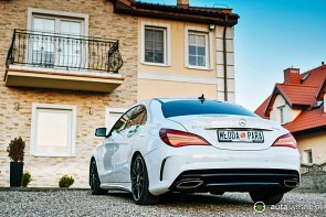 Auto do Ślubu Samochód na Wesele Mercedes CLA AMG - zdjęcie pojazdu